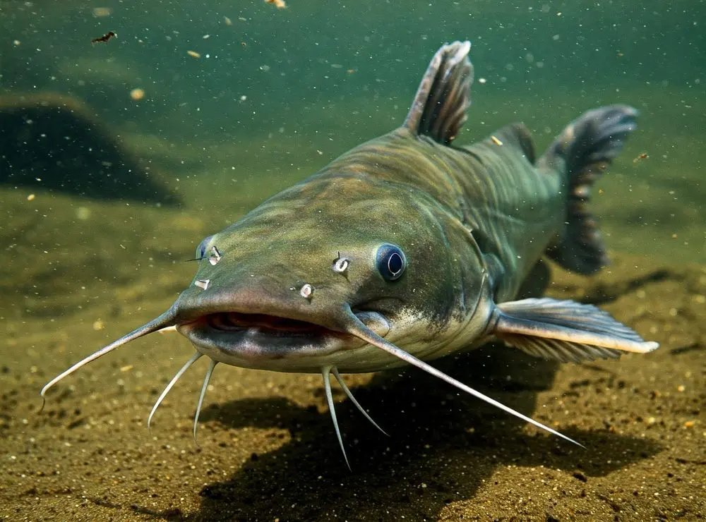 Spring channel catfish fishing