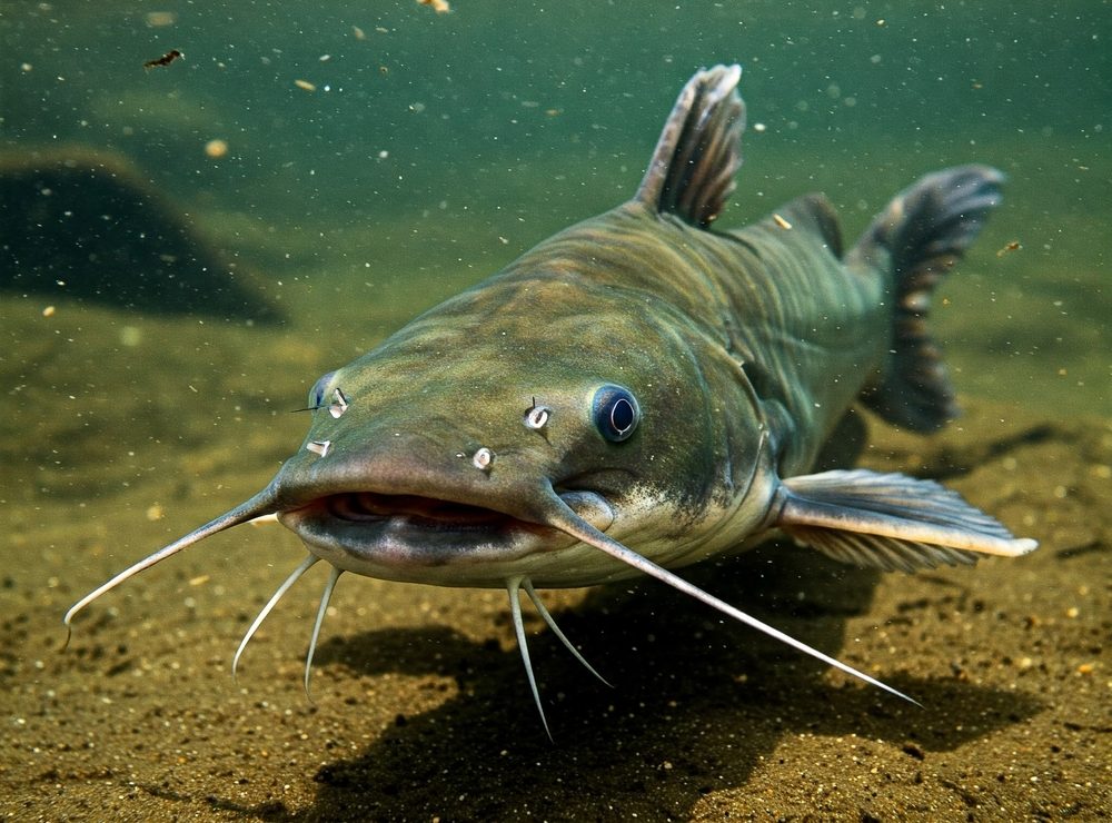 Spring channel catfish fishing