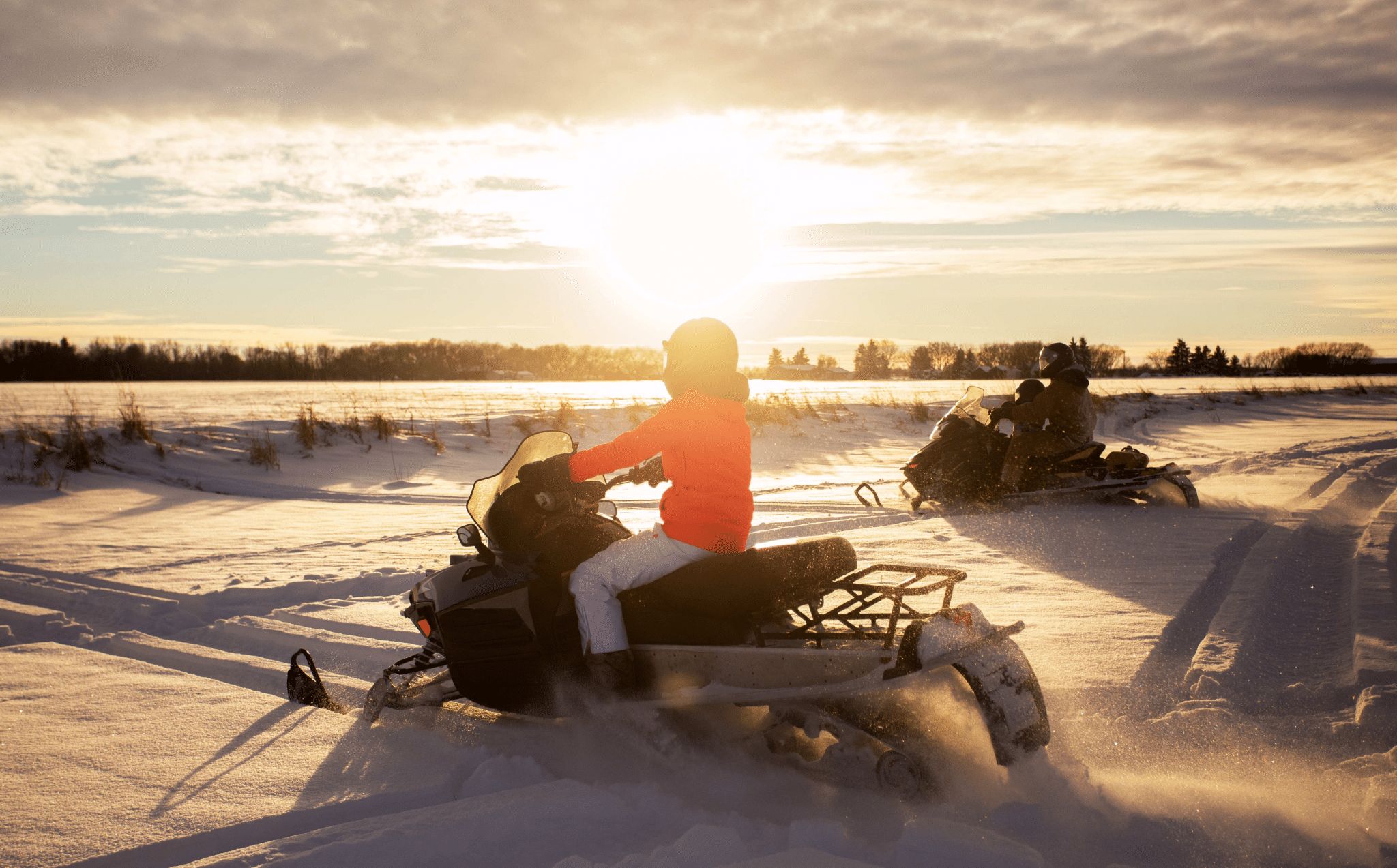 Snowmobiling Northern Iowa